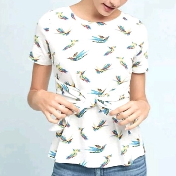 Anthropologie Meadow Rue Pajaro Shirt Size X-Small - Picture 1 of 5